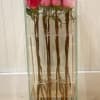 These unique glass rose boxes all include 16 roses. You have a