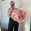 Immerse yourself in tenderness and romance with this exquisite bouquet of pink