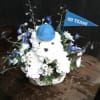 Fun arrangement  of BLUE and white . Support our Team
