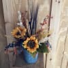 Permanent arrangement perfect for fall. 