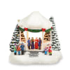 Spread holiday cheer with this classic, hand-painted Thomas Kinkade collectible, featuring joyful