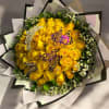 Radiant Yellow Rose Bouquet
Brighten any occasion with this stunning bouquet of fresh