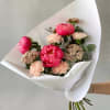Peonies with carnations 