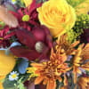 -Autumn-Designer&#039;s choice seasonal flowers.
This bouquet is created with premium flowers in season
