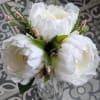 This Bouquet Cannot be changed. This includes 3 white peony and pink