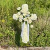 Find peace and comfort with our Divine Embrace Standing Cross, expertly crafted