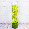 Make a modern statement with submerged green orchids! A simple glass cylinder
