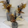 Summon the magic of autumn with a set of 3 glass vases