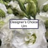 This urn tribute wreath includes color of your choice. Make sure to