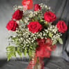Classic Red Roses Vase
A timeless arrangement of red roses, accented with baby&rsquo;s