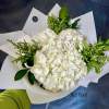 Introducing our new design White Hydrangeas bouquet, beautifully arranged with hydrangeas, baby&#039;s