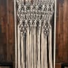 One of a kind piece. 
Stunning, oversized macram&eacute; wall hanging, handcrafted with