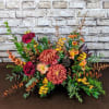This rustic petite Thanksgiving centerpiece is a charming blend of natural elements