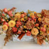 This arrangement is perfect for the fall holidays! It&#039;s mixed with dahlias