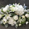 green and white with dusty miller and curry willow