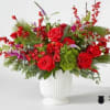 This large centerpiece has a spin on the traditional adding in soft
