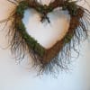 Mossy Heart Wreath 23&quot; Assorted colored moss
We can more decorations for a
