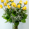 These bright yellow roses are great for cheering up a friend or