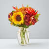 Brighten any moment with the Golden Horizon Bouquet, a radiant mix of