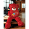 STUFFED ANIMALS, BEARS COLOR RED 35 Inch. 