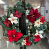 Faux Floral Christmas Wreath 23 In.