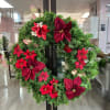 Faux Floral Christmas Wreath 28 in.