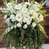 (Photo Cluster),  Snapdragons, Gerbera Daisys, Larkspur, Roses, Stock, Ivy, Plumosa, Italian