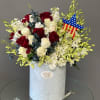Celebrate July 4 with this American Flag styled arrangement. 