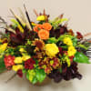 all come together around this beautiful arrangement.  Perfect for Thanksgiving!