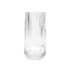 These ribbed glass vases bring a warm, modern elegance to any space.