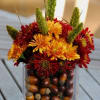 Beautiful arrangement or centerpiece for autumn and the Thanksgiving season. Beautify your