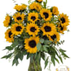 Sunflower Power!  A bright and cheerful bouquet of sunflowers that brings