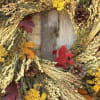 Our fresh and dried wreaths are made with  herbs, florals, eucalyptus