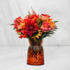 This arrangement is a fall favorite. The boldness of the colors is
