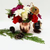 This bouquet includes a 19oz copper mug with a package of spices
