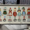 13&quot;L x 6-1/2&quot;W Stoneware Platter w/ Santa&#039;s Elves, Multi Color 

