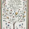 This heirloom-quality Serenity Prayer Floral Tapestry Throw will add boutique charm to