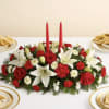 A serene, festive centerpiece that feels like the quiet magic of a