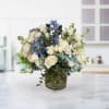 Blue &amp; White Serenity is a luxurious floral arrangement designed with elegant