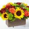 Beautiful delux bouquet in square box