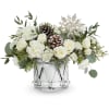 Teleflora&#039;s Sparkling Wishes Bouquet is a winter wonderland of white blooms, fresh