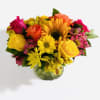 A combination of fresh sunflowers, bright roses, alstroemerias &amp; daisies! Sure to