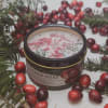 Gather Here Cranberry Pine Soy Tin Candle. Beautiful and smells wonderful! Made