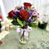 Introducing the &ldquo;Crimson Elegance&rdquo; bouquet, a sophisticated arrangement featuring vibrant red roses