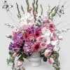 Send this beautiful elegant tall sympathy arrangement today to show them how