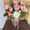 This Pretty In Pink bouquet is a feminine bouquet with that soft