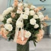 Absolutely stunning arrangement  on 4 dozen roses and hydrangea that is