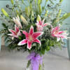 Premium lilies showing off their vibrant pink color!