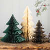 Beautiful Paper trees with magnetic catches, perfect for a mantel or Christmas