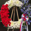 Bring honor with this wreath and send a proud good bye.